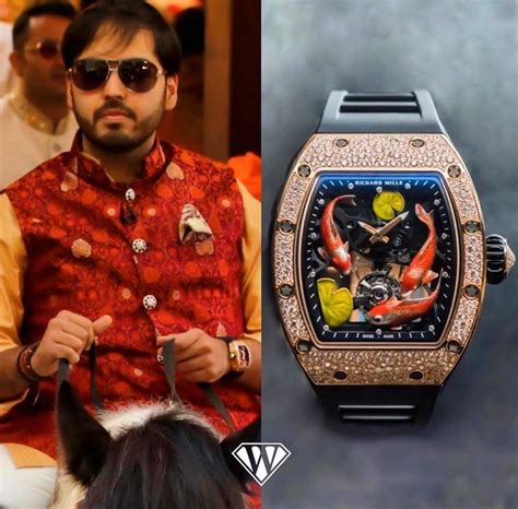 anant ambani richard mille|mukesh ambani son watch price.